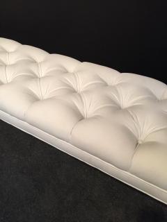 Long Custom Lucite Tufted King Size Bench - 1345703