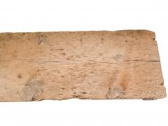 Long Raw wood Shelf with Iron Brackets - 3439165