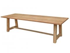 Long Rustic Dining Table - 3704327