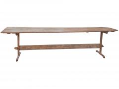 Long Rustic Trestle Table - 4037550