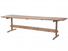 Long Rustic Trestle Table - 4037551