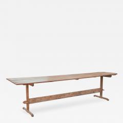 Long Rustic Trestle Table - 4038422