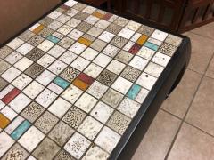 Long Tile Top Asian Style Coffee Table - 937604