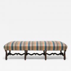 Long Upholstered Os de Mouton Bench - 4214147