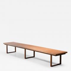 Long oak bench or side table - 2417121