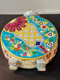 Longwy ART DECO LONGWY FLORAL PATTERN VASE - 3047045