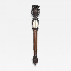Lord Vernon s Sudbury Hall lime wood barometer by J Braund after Grinling - 4267116