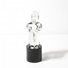 Lorenado Rosin Mid Century Hand Blown Murano Glass Figural Sculpture signed Lorenado Rosin - 4622715