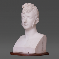 Lorenzo Bartolini White Marble Bust of Prince Carmillo Borghese 1775 1832  - 38578