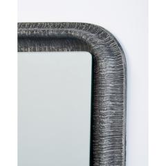 Lorenzo Burchiellaro Lorenzo Burchiellaro Tall and Narrow Cast Aluminium Mirror Italy 1970s - 2398606