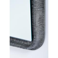 Lorenzo Burchiellaro Lorenzo Burchiellaro Tall and Narrow Cast Aluminium Mirror Italy 1970s - 2398607