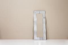 Lorenzo Burchiellaro Wave Mirror in Chiseled Aluminum by Lorenzo Burchiellaro Italy ca 1975 - 3790342