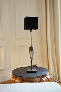 Lorenzo Ciompi Masterpieces of Light Pair of Cubist Table Lamps Fang Ngil Masks 1910 2021 - 2325108