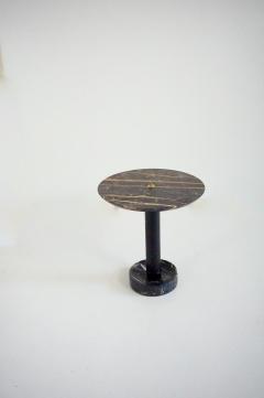 Lorenzo Ciompi Round Gueridon Side Table marble bamboo and brass C NOIRE Lorenzo Ciompi 2025 - 4231431