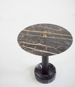 Lorenzo Ciompi Round Gueridon Side Table marble bamboo and brass C NOIRE Lorenzo Ciompi 2025 - 4231441