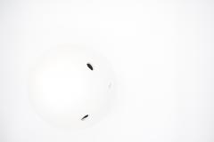 Lorenzo Ciompi THE ORIGIN OF GOD sculptural white ceramic table lamp tribute to Lucio Fontana - 2999812