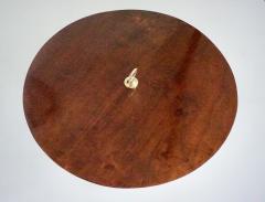 Lorenzo Ciompi round gueridon side table brass marble and walnut C6 Lorenzo Ciompi 2025 - 4230994