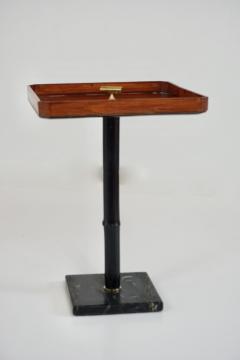 Lorenzo Ciompi squared gueridon side table marble bamboo wood brass C NOIRE 2 L Ciompi 25 - 4299748