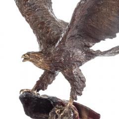 Lorenzo E Ghiglieri Eagle and Flag Bronze Sculpture by Lorenzo E Ghiglieri Limited Edition 205 475 - 3787192