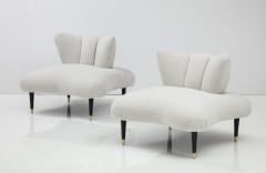 Lorin Jackson 1950s Modernist Slipper Chairs In The Style Of Lorin Jackson - 2958863