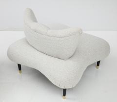 Lorin Jackson 1950s Modernist Slipper Chairs In The Style Of Lorin Jackson - 2958865