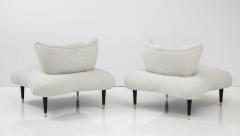 Lorin Jackson 1950s Modernist Slipper Chairs In The Style Of Lorin Jackson - 2958866