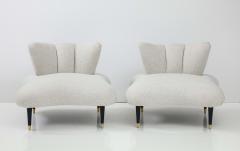 Lorin Jackson 1950s Modernist Slipper Chairs In The Style Of Lorin Jackson - 2958868