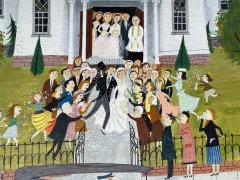 Lorraine Mrs B D Andrea Fox Wedding Day Norman Rockwell Americana Female Illustrator - 3215041