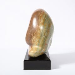 Lorraine Stimmel Modernist Exotic Green Marble Sculpture Kneeling Woman by Lorraine Stimmel - 2092946