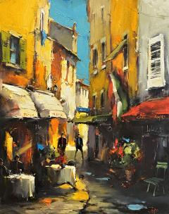 Lost in Portofino Painting by Georgi Kolarov - 2133976