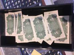 Lot of 27 1921 Uncirculated Cinco Peso Notes Republica Mexicana - 4550961