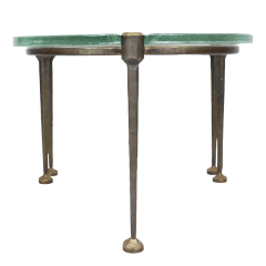 Lothar Klute 1980s Lothar Klute pair of bronze and glass coffee tables Germany - 4683806