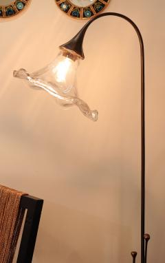 Lothar Klute A Patinated Bronze Flower Floor Lamp by Lothar Klute circa 1970 - 3902011