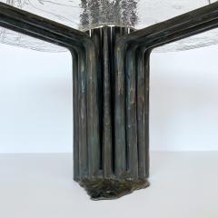 Lothar Klute Lothar Klute Sculptural Bronze and Cast Glass Coffee Table - 1233928