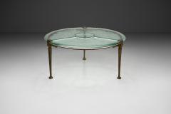 Lothar Klute Round Glass Coffee Table by Lothar Klute Germany 1980s - 4138194
