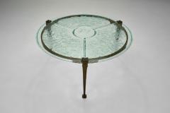 Lothar Klute Round Glass Coffee Table by Lothar Klute Germany 1980s - 4138197