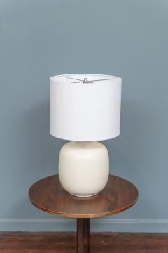 Lotte Gunnar Bostlund Lotte and Gunnar Bostlund Bone Stoneware Table Lamp - 2237491