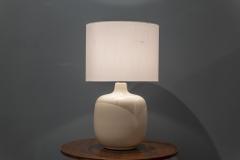 Lotte Gunnar Bostlund Lotte and Gunnar Bostlund Bone Stoneware Table Lamp - 2237498