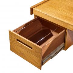 Lou Hodges Lou Hodges Mid Century Oak Cantilever Executive Desk - 4634778