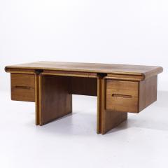 Lou Hodges Lou Hodges for Creative Crafts Mid Century Curved Walnut Executive Desk - 4208274
