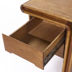 Lou Hodges Lou Hodges for Creative Crafts Mid Century Curved Walnut Executive Desk - 4208277