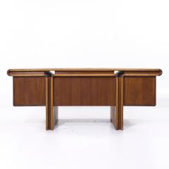 Lou Hodges Lou Hodges for Creative Crafts Mid Century Curved Walnut Executive Desk - 4208281
