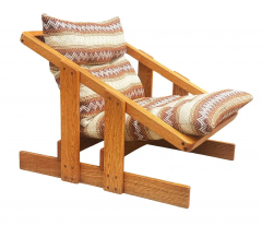 Lou Hodges Mid Century Modern Sling Lounge Chair by Lou Hodges in Oak - 2649668