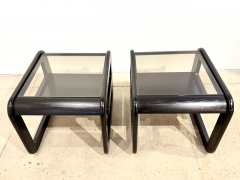 Lou Hodges Pair of Lou Hodges Midcentury Modern Cantilevered End Tables - 4030881