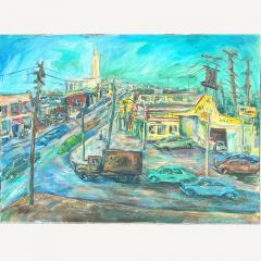 Lou Krugman East of Downtown Los Angeles by Lou Krugman - 4618489