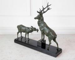 Louis Albert Carvin Louis Albert Carvin Stag and Doe Sculpture - 4736985