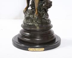 Louis Auguste Moreau Fine Patinated Bronze Sculpture - 2362121