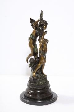 Louis Auguste Moreau Fine Patinated Bronze Sculpture - 2362122