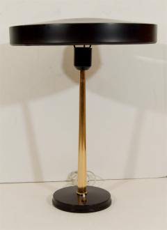 Louis C Kalff Black and Brass Philip Kalff Desk Lamp - 235391