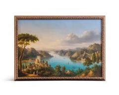 Louis Chalon Louis Chalon French 1866 1940 an Orientalist Landscape of the Golden Horn C  - 4123788